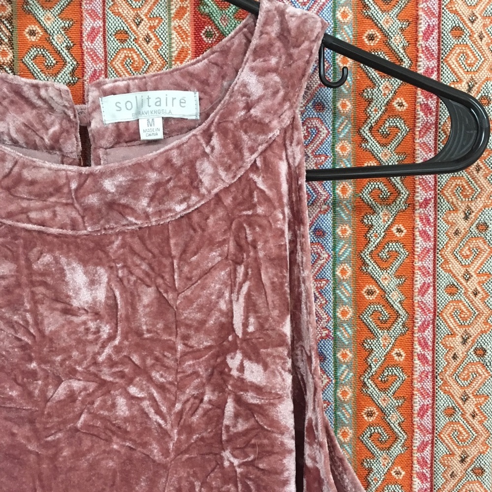 Velvet tank top